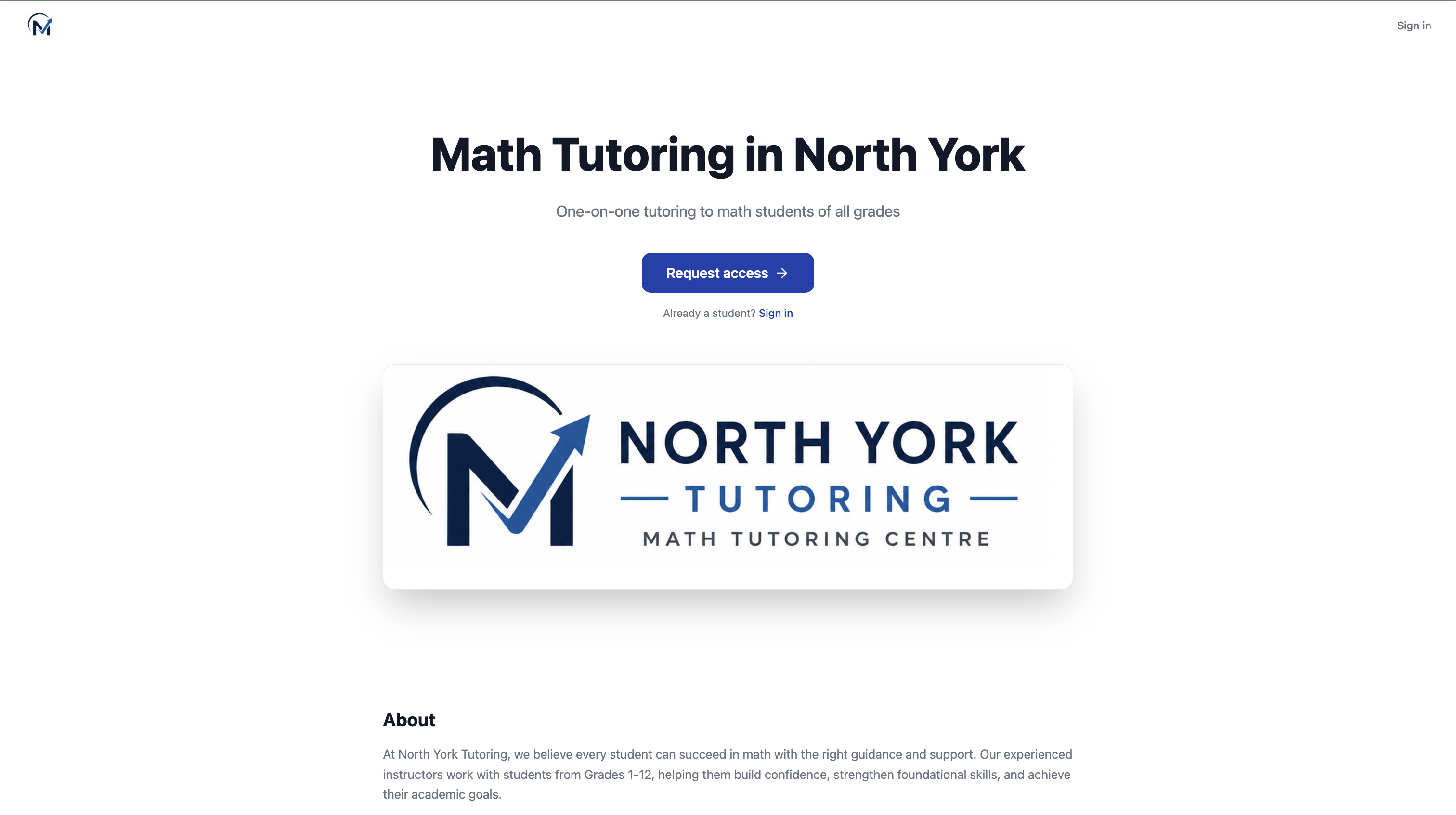 A studio's branded Availy landing page on its own subdomain, with a custom logo, brand colors, headline, and hero image.